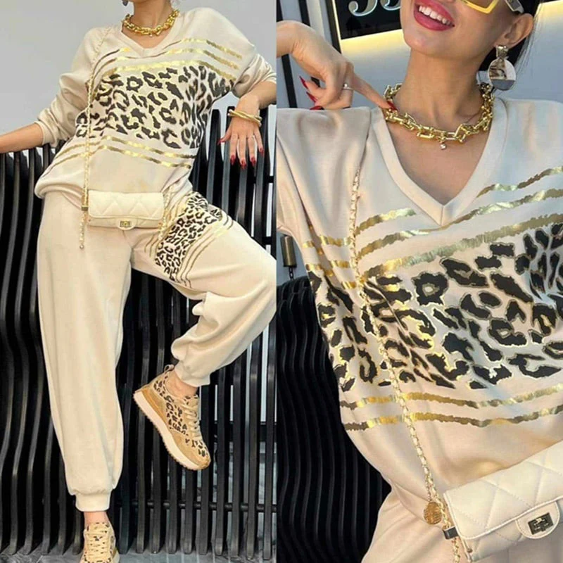 Audrey - Ensemble Sportif Léopard 2 Pièces pour Femme – Image 3