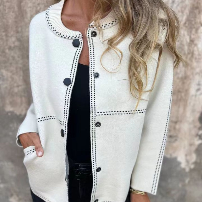 Bea - Cardigan Femme avec Fermeture à Boutons – Image 3