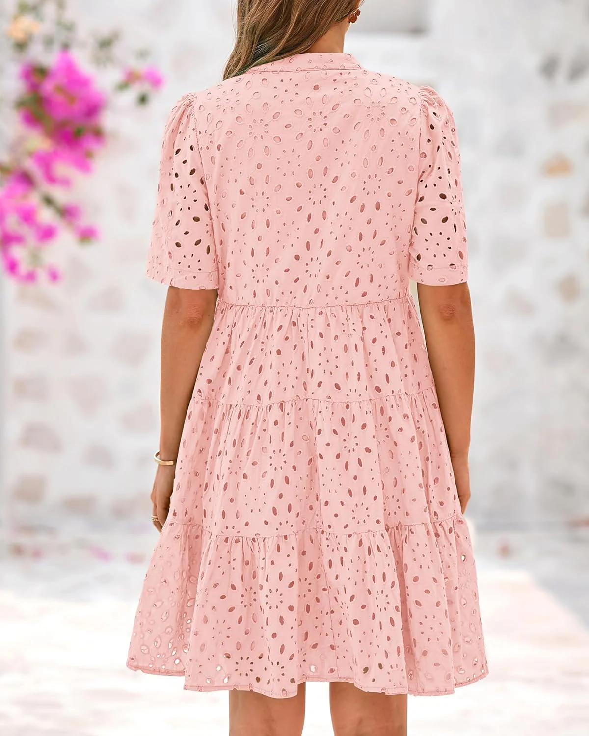 Sana - Robe A-Ligne avec Découpe en Dentelle – Image 9